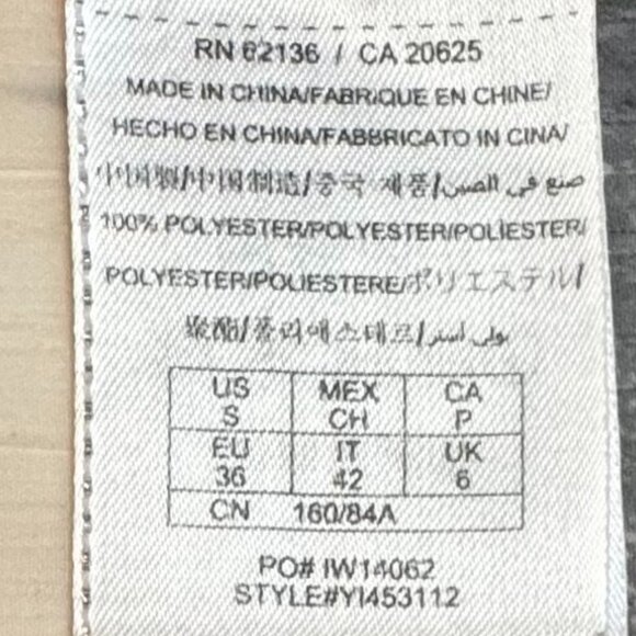 Guess MSRP $72 Blouse Sleeveless Lace Distressed Black Top Beige Button Down SM - Picture 5 of 8